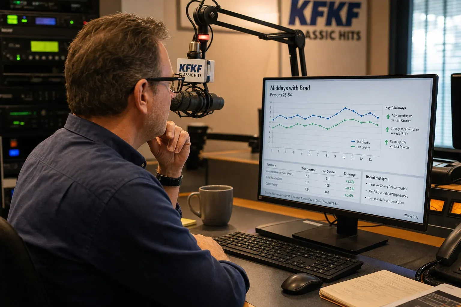 How to Read Mid-Book Radio Ratings (and What to Adjust)